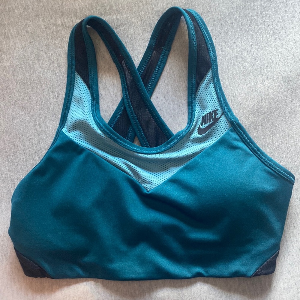 Nike Dri-Fit Swoosh Deep Teal XS Women’s Sports Bra